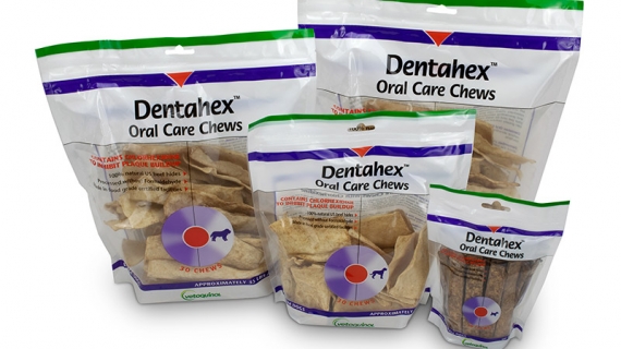 Dentahex Oral Care Chews for Dogs