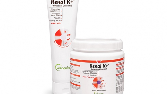 Renal K+ Potassium Supplement Gel for Cats and Dogs